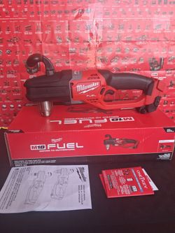 MILWAUKEE M18 FUEL GEN-2 18V LITHIUM-ION BRUSHLESS CORDLESS 1/-2-IN. HOLE HAWG RIGHT ANGLE DRILL  ( TOOL ONLY  )