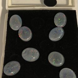 Oval Blue Moon qtz \lab Gemstones 