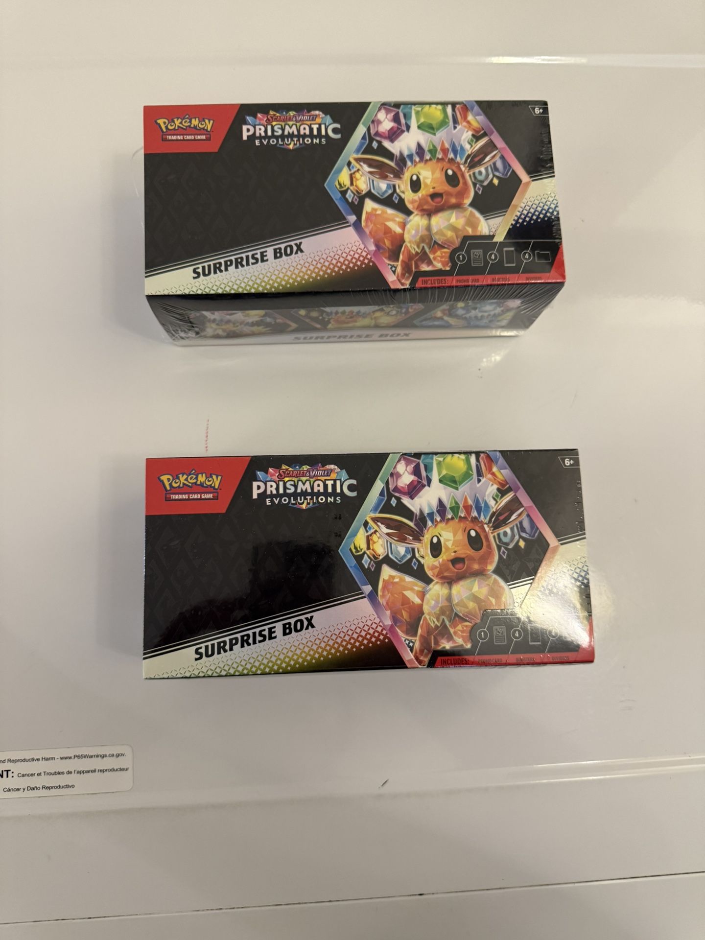 Pokemon Scarlet & Violet 8.5 Prismatic Evolutions Surprise Box - 2 box