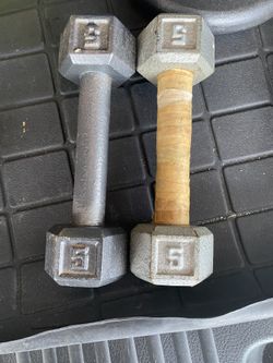 5 lb dumbbell set
