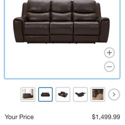 Electric Recliner Couch