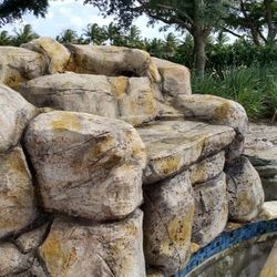 Rock Waterfall And Grotto's