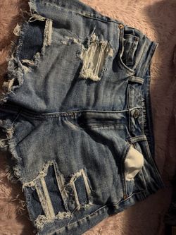 American Eagle Distressed Denim Shorts