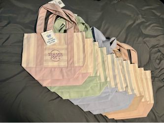 Trader Joe’s Striped Mini Tote Bags