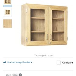 Real Maplewood Cabinet With Lock