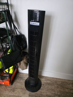 Lasko 48" Oscillating Tower Fan with Fresh Air Ionizer and Remote Control