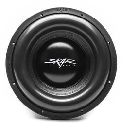 Two Flagship Skar 12” ZVX-12v2 6,000 Watt Max combined Car Subwoofers w/separate sealed boxes (used great condition) Thumbnail