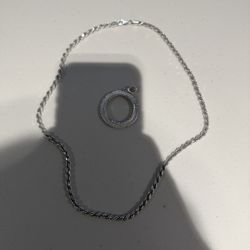 Sliver Rope Chain 26 Inch 