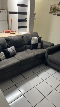 Sofa and chair