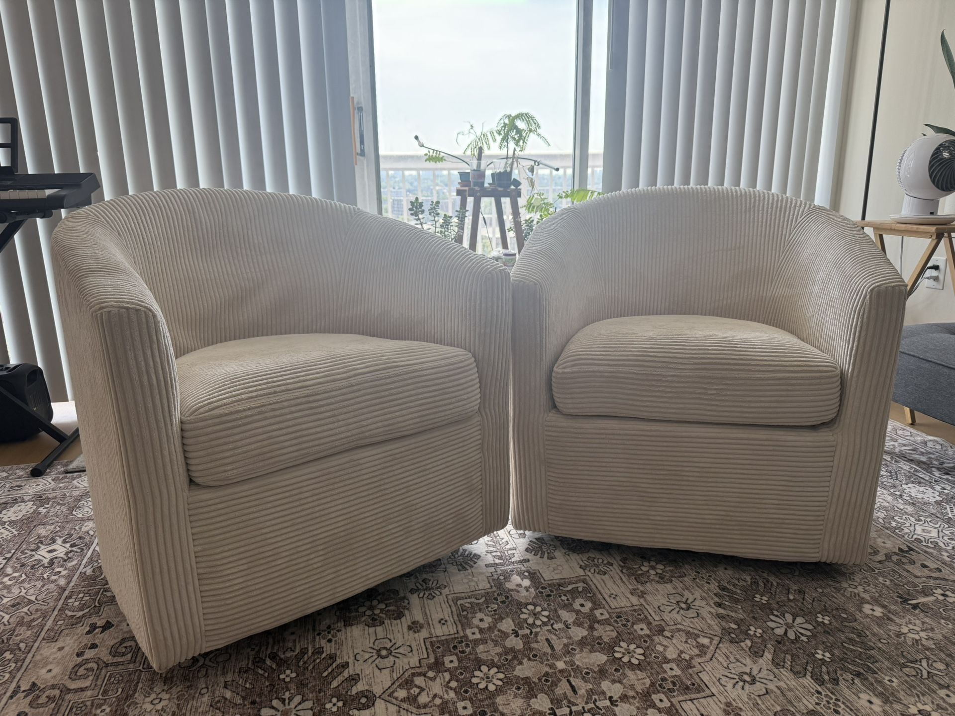 Swivel chairs Set of 2