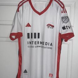 San Jose Earthquakes Adidas MLS Soccer Jersey 50 yr anniversary edition Adult Size Medium New with Tags