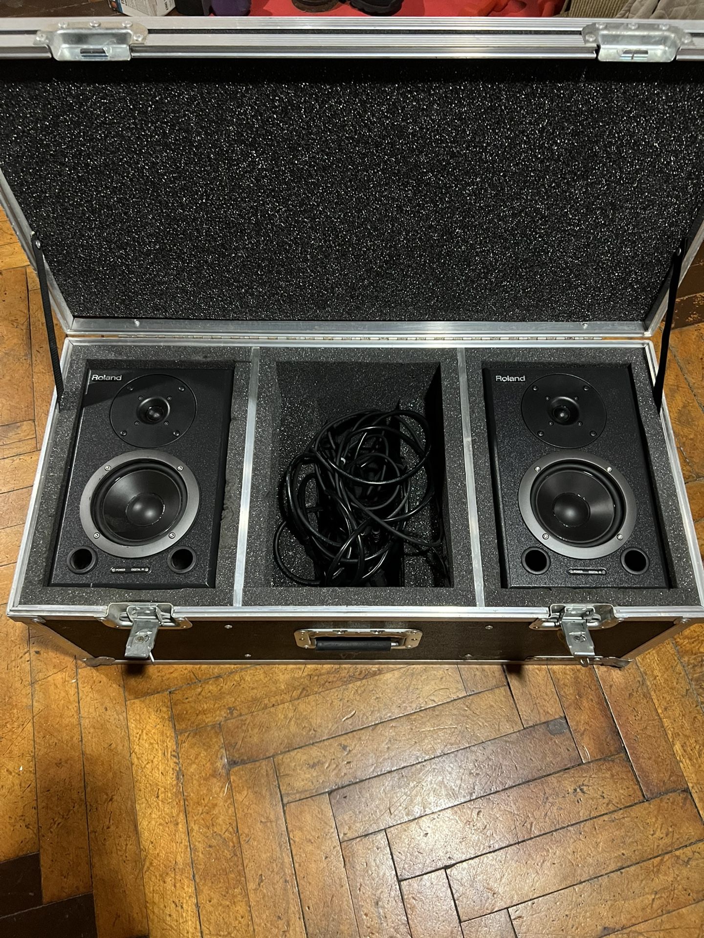 Roland DS50A 24 Bit Bi-amp Powered Monitor Speakers Pair