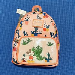 Loungefly Disney Mickey Mouse Southwestern Mini Backpack  - NWT 