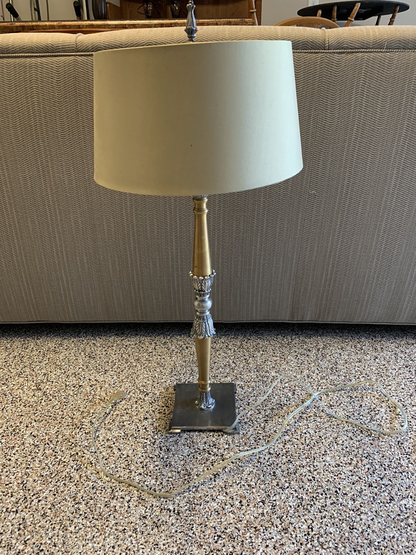 Silver and Gold table lamp
