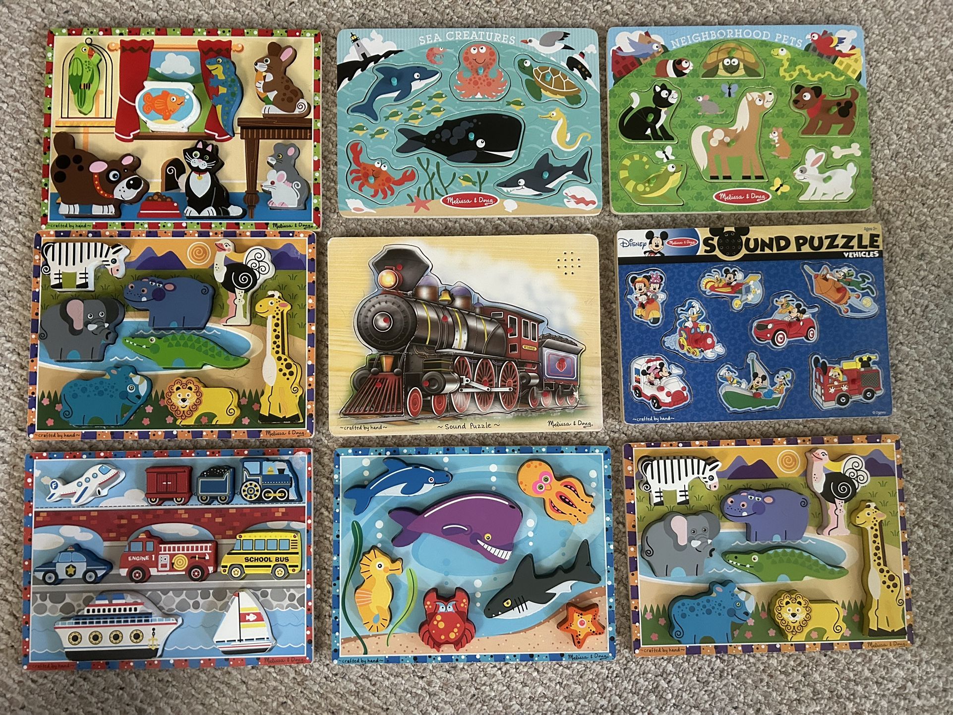 $3 Each / Melissa & Doug Puzzles