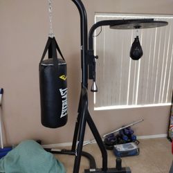 Everlast Boxing Heavy Bag And Speed Bag With Frame8