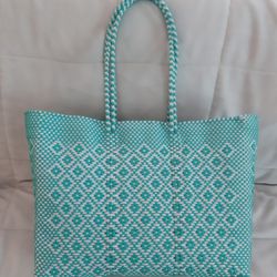 Plastic Woven Tote Bag 