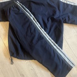 Jacket And Pants-Black And Grey- Men’s XL 
