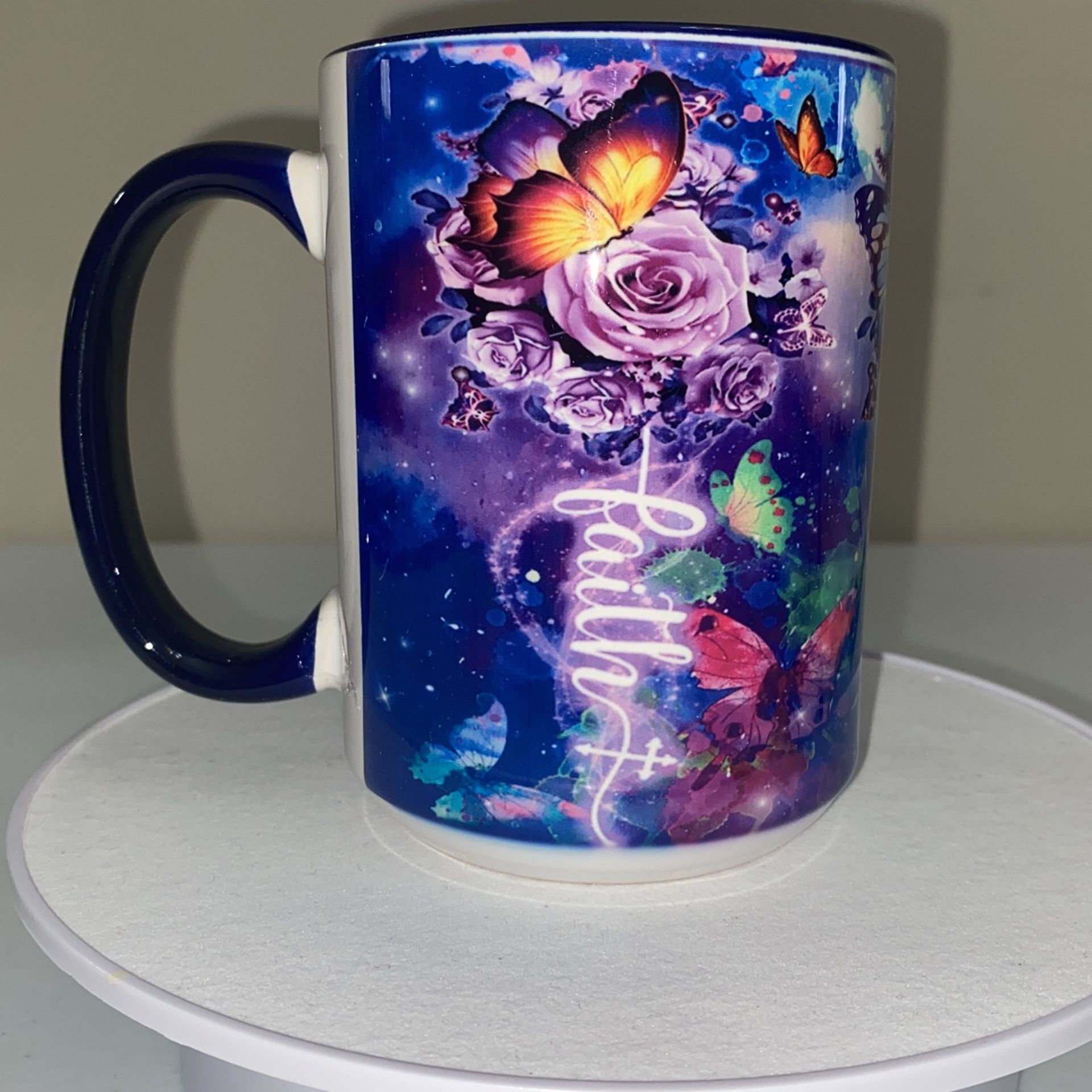 Design Faith, Love, Hope 15 oz Mug, NEW, (item C-165)