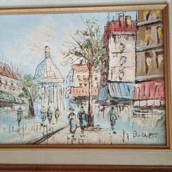 Burnett Canvas City Landscape Cash Only Pick Up Only 