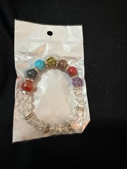 Multicolor Beaded Stretch Bracelet