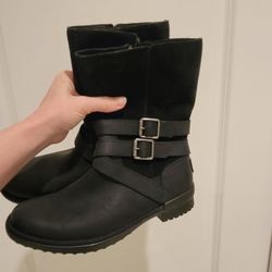 Black UGG boots