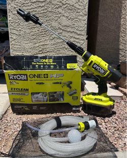 RYOBI ONE+ HP 18V Brushless EZClean 600 PSI 0.7 GPM Cordless Cold Water Power Cleaner (Tool Only)