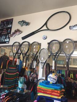 Lots Of Tennis Racquets In Good Shape $19-$45