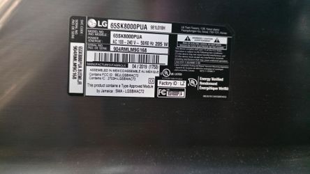 LG 65" used TV
