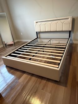 Queen LED Bed
