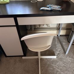 Computer Table Desk And Chair.