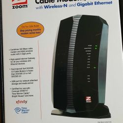 Zoom Cable Modem/Router 