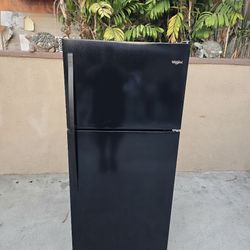 Whirlpool Fridge Black 18cu Ft 30x30x66👍🛑3 MONTHS WARRANTY 