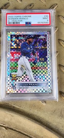 Topps Chrome 2022 PSA 9 X-FRACTOR Wander FRANCO