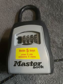 Master lock box key holder
