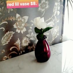 Red Vase 