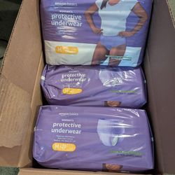 NEW Case Of Adult Diapers, Size Medium. In Irving Texas Near MacArthur And 183
