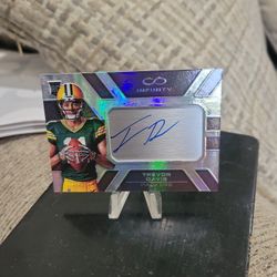 Trevor Davis  Panini Infinity Rookie Auto Number 82/288 Football Card/taking Offers  Not A Dollar 