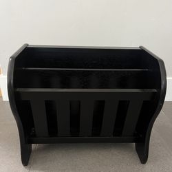 Book And Magazine Holder And End Table (espresso)