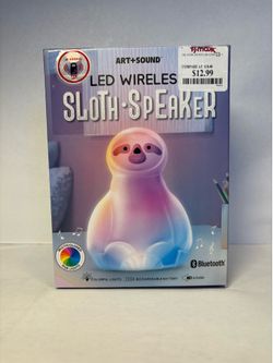 Multicolor sloth speaker