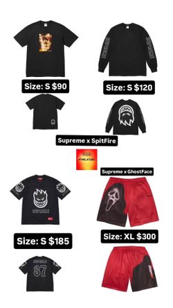 Supreme Spit Fire & GhostFace Clothes Size S & XL
