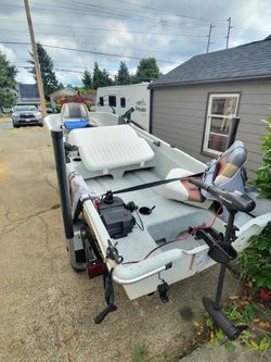12’ Olympian Fiberglass boat