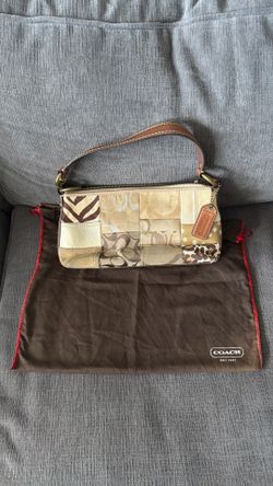 Vintage patchwork Coach purse