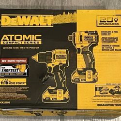 Dewalt Atomic 2 Piece Combo Kit New In Box
