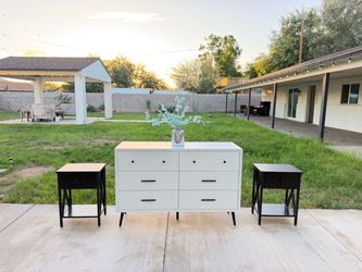Dresser + nightstands