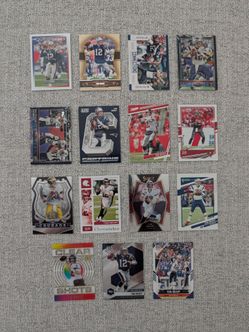 Tom Brady Football Card Lot of 15 Total DIFFERENT HIGH GRADE Patriots Buccaneers