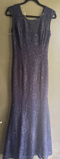 Navy Blue Night Dress 
