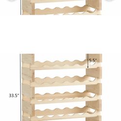 Barger 36 Bottle Floor Wine Bottle Rack