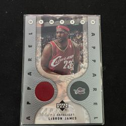 Lebron James Jersey Card