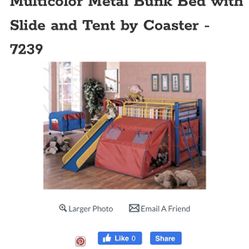 Kids Loft Bed With Slide
